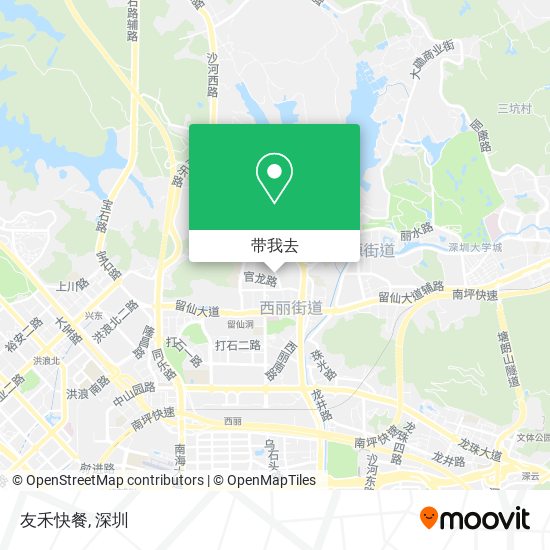 友禾快餐地图