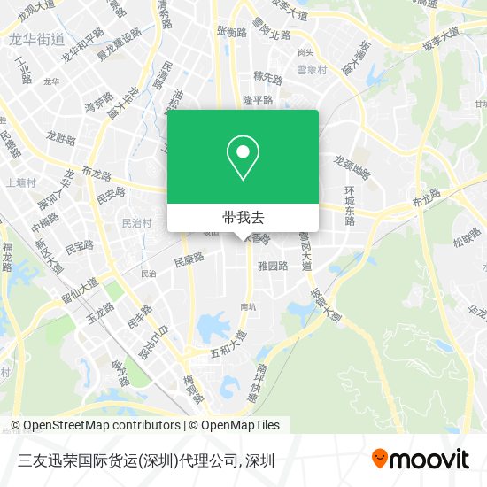 三友迅荣国际货运(深圳)代理公司地图