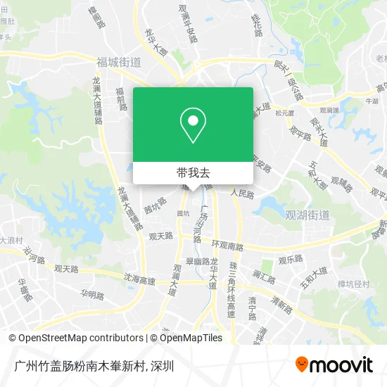 广州竹盖肠粉南木輋新村地图