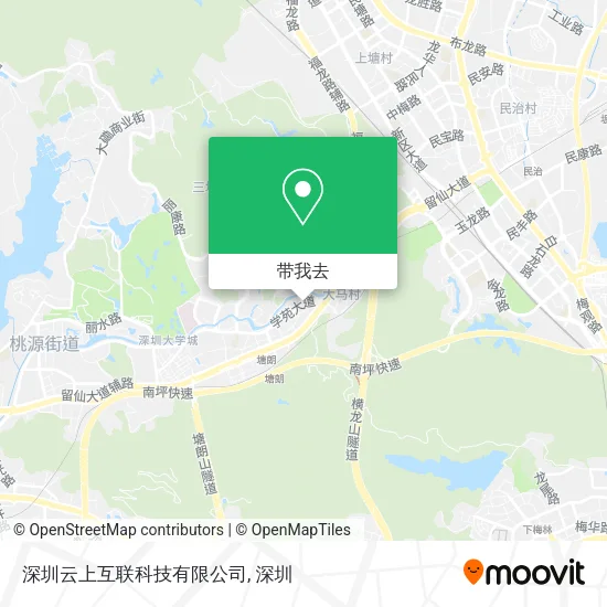 深圳云上互联科技有限公司地图