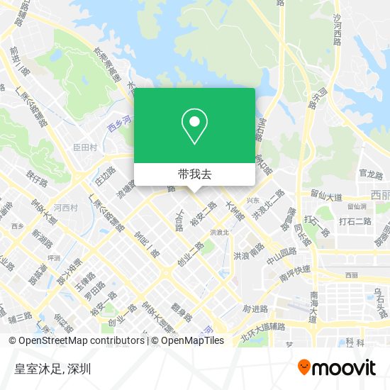 皇室沐足地图