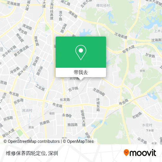 维修保养四轮定位地图