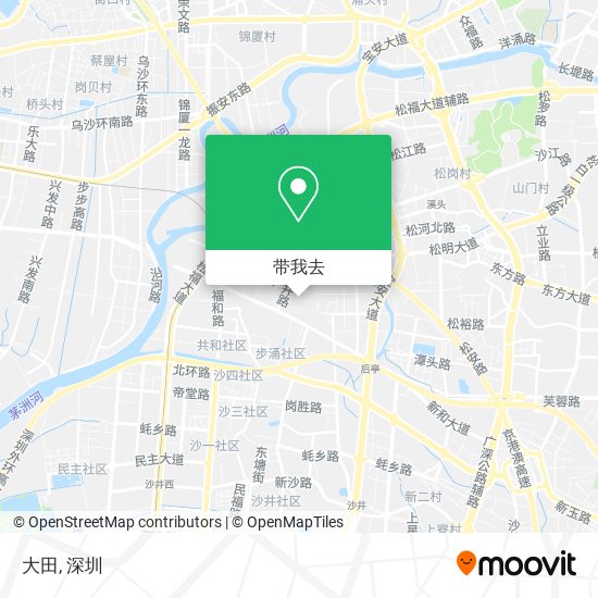 大田地图