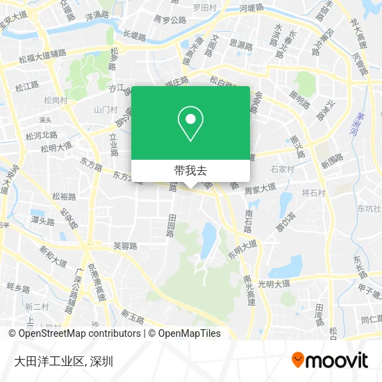 大田洋工业区地图