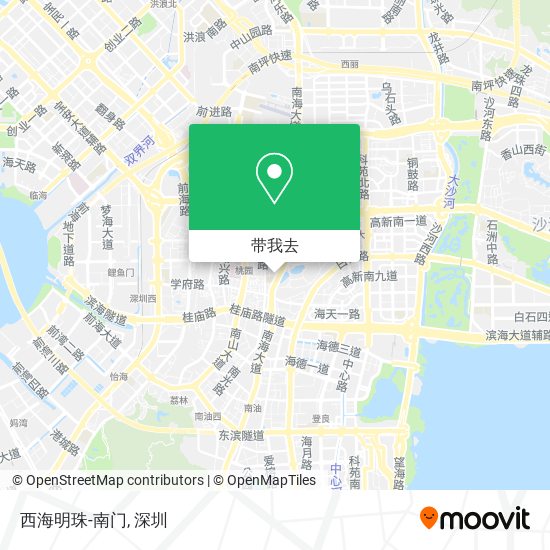 西海明珠-南门地图