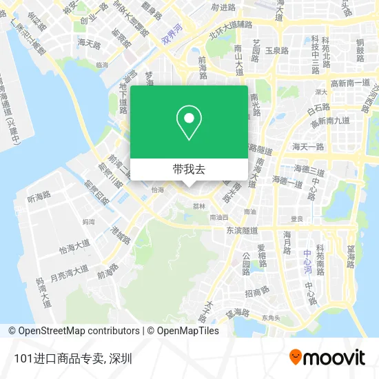 101进口商品专卖地图