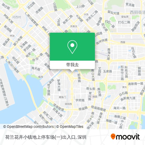荷兰花卉小镇地上停车场(一)出入口地图