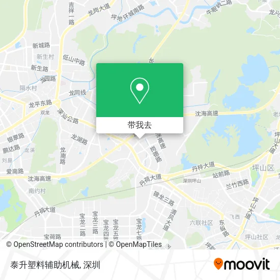 泰升塑料辅助机械地图
