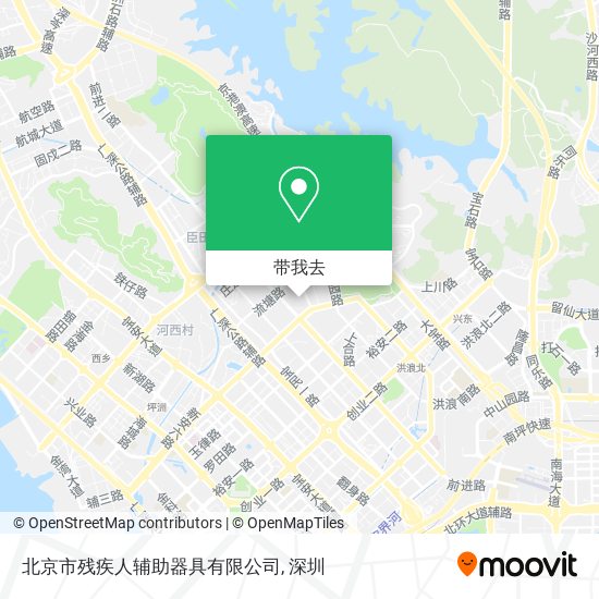 北京市残疾人辅助器具有限公司地图