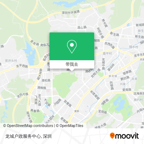 龙城户政服务中心地图