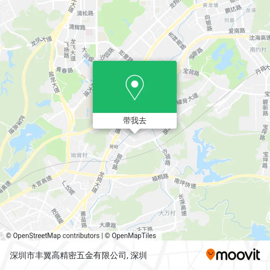深圳市丰翼高精密五金有限公司地图