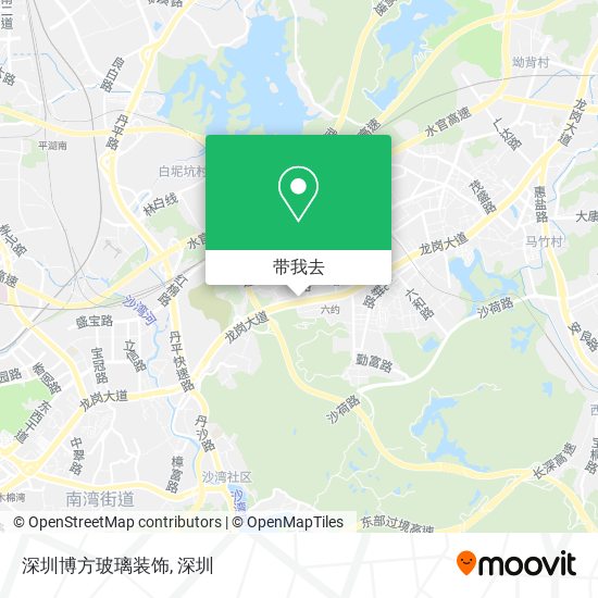 深圳博方玻璃装饰地图