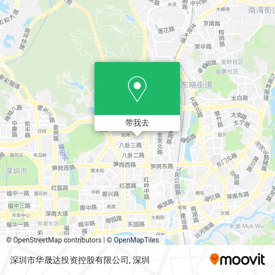 深圳市华晟达投资控股有限公司地图