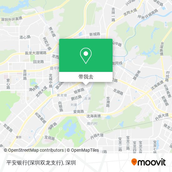 平安银行(深圳双龙支行)地图