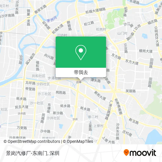 景岗汽修厂-东南门地图