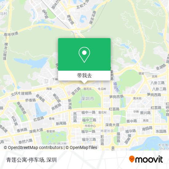 青莲公寓-停车场地图