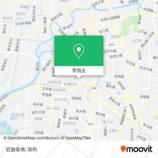 宏扬装饰地图