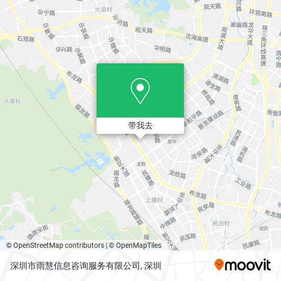 深圳市雨慧信息咨询服务有限公司地图