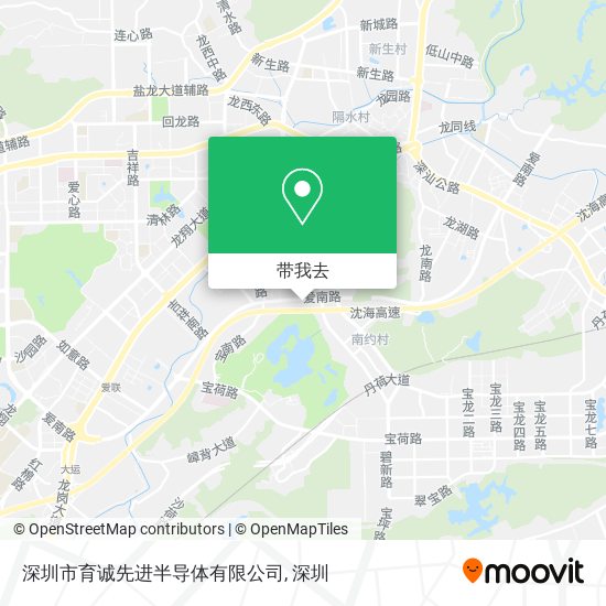 深圳市育诚先进半导体有限公司地图