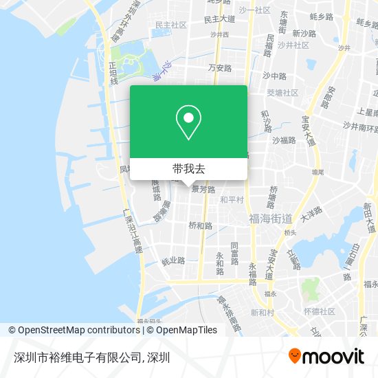 深圳市裕维电子有限公司地图