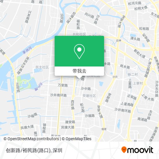 创新路/裕民路(路口)地图