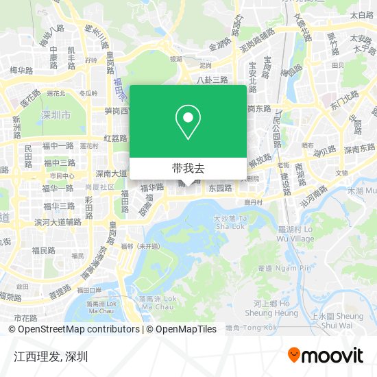 江西理发地图