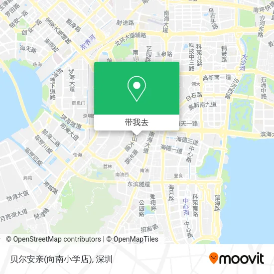 贝尔安亲(向南小学店)地图