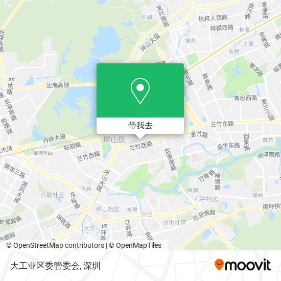 大工业区委管委会地图