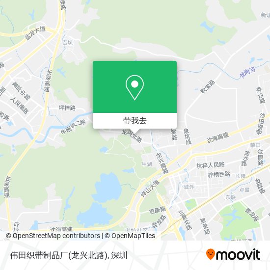 伟田织带制品厂(龙兴北路)地图