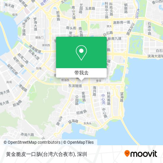 黄金脆皮一口肠(台湾六合夜市)地图