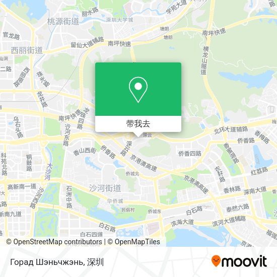 Горад Шэньчжэнь地图