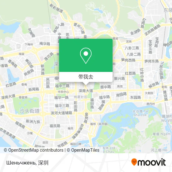 Шеньчжень地图