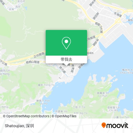 Shatoujiao地图