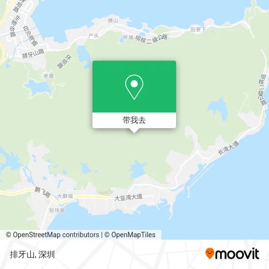 排牙山地图