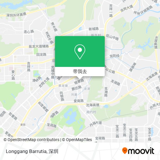 Longgang Barrutia地图