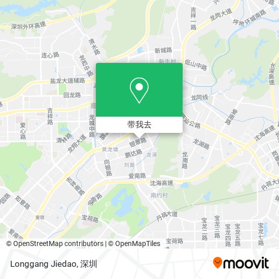 Longgang Jiedao地图