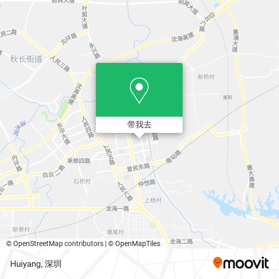 Huiyang地图