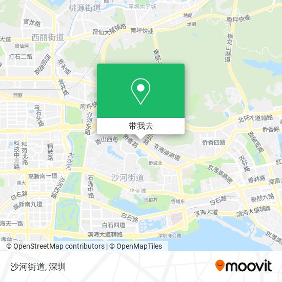 沙河街道地图