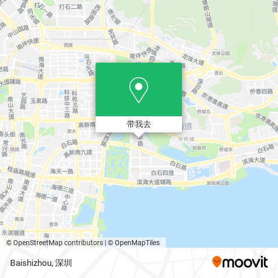 Baishizhou地图
