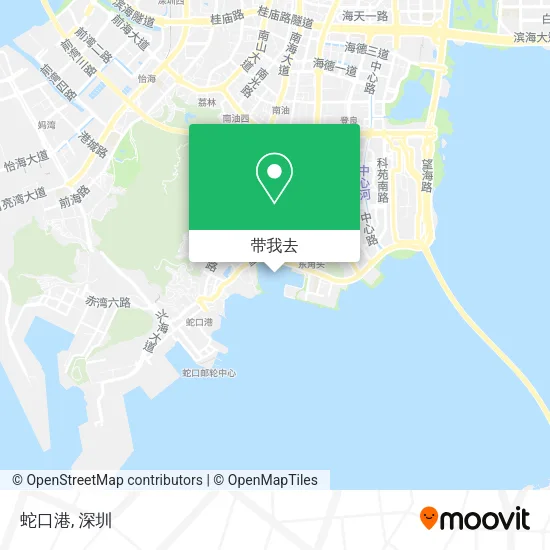 蛇口港地图