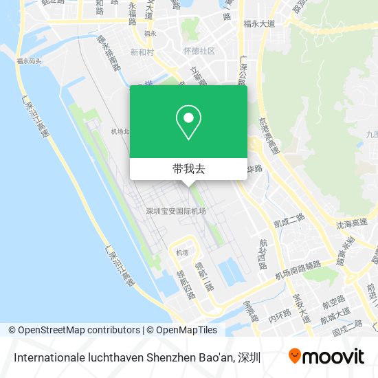 Internationale luchthaven Shenzhen Bao'an地图