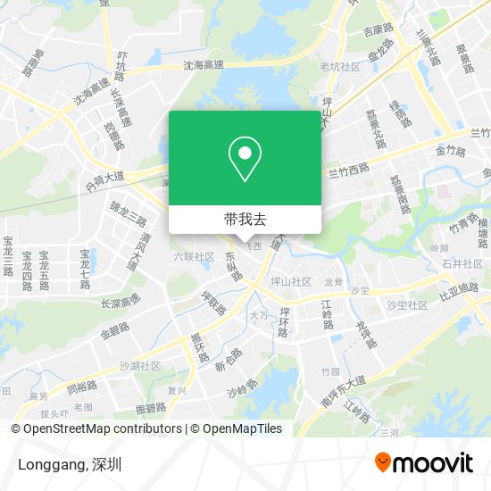 Longgang地图