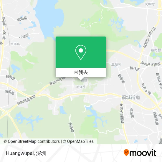 Huangwupai地图