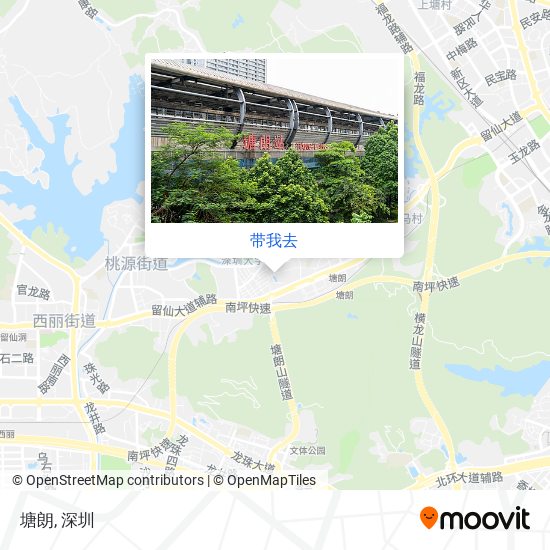 塘朗地图