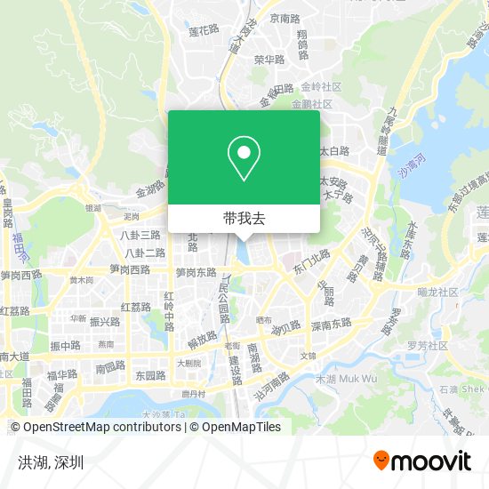 洪湖地图