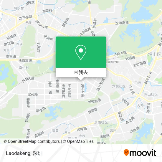 Laodakeng地图