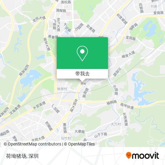 荷坳猪场地图