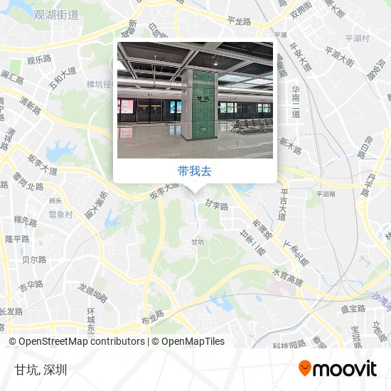 甘坑地图
