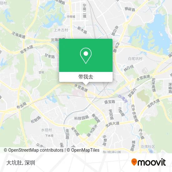 大坑肚地图