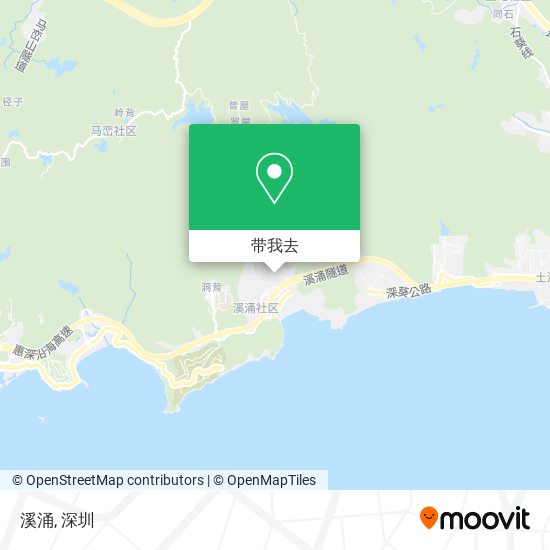 溪涌地图